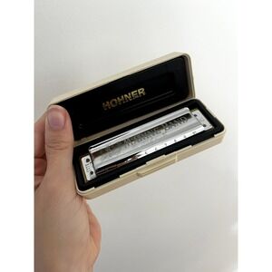 Vintage Marine Band M Hohner Harmonica German Key of G In Box